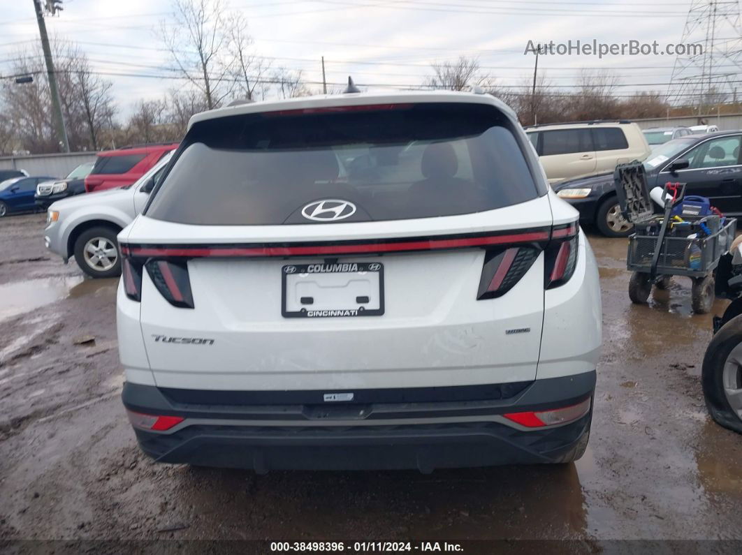 2022 Hyundai Tucson Sel White vin: 5NMJCCAE2NH060585