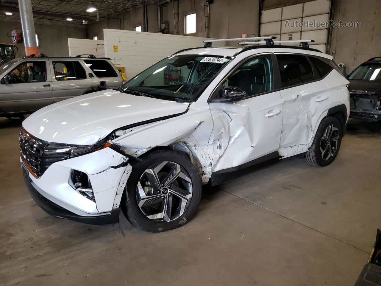 2022 Hyundai Tucson Sel White vin: 5NMJCCAE3NH055640