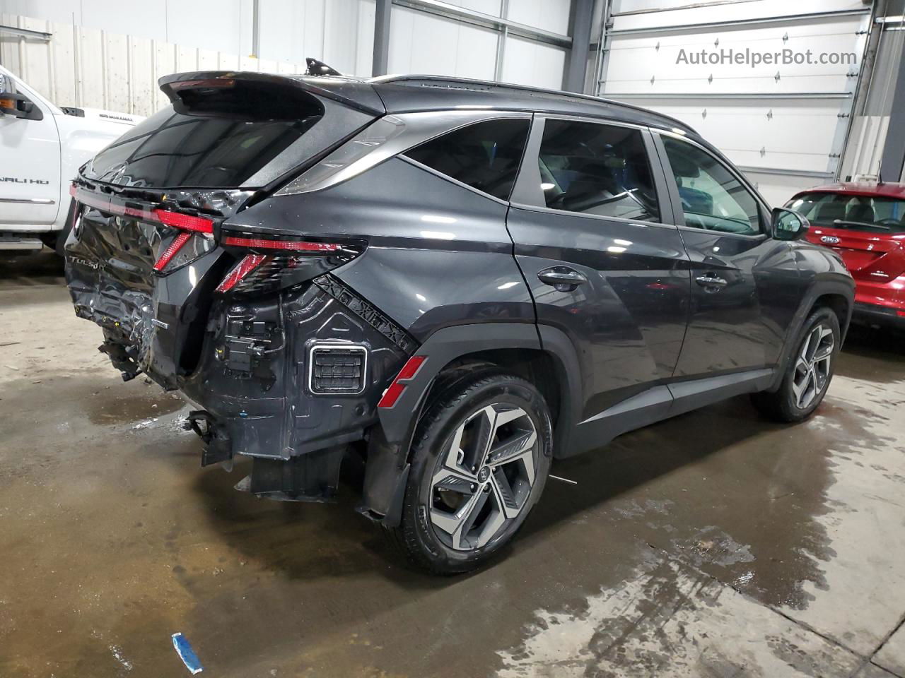 2022 Hyundai Tucson Sel Charcoal vin: 5NMJCCAE4NH098335