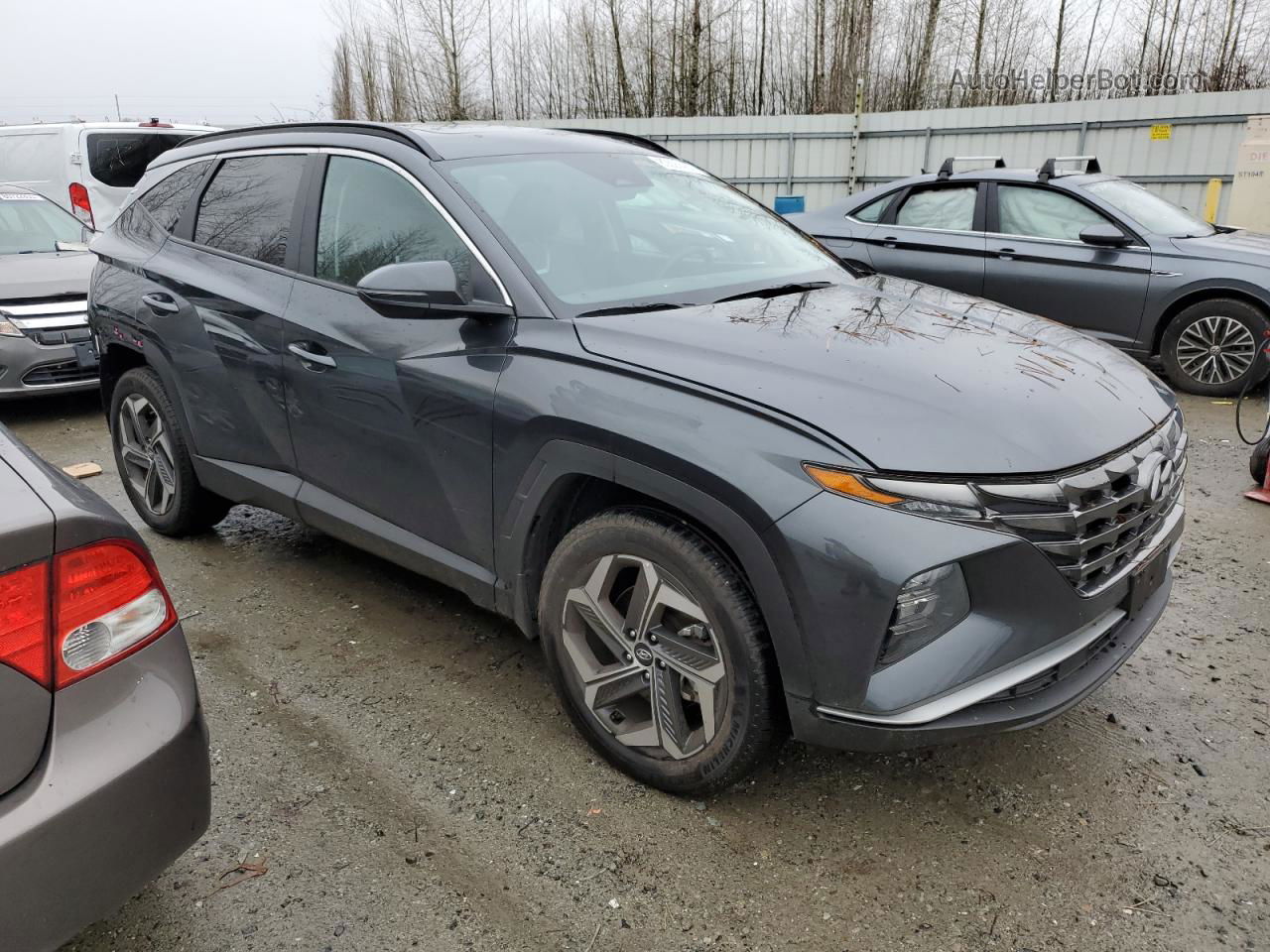 2022 Hyundai Tucson Sel Угольный vin: 5NMJCCAE4NH124805