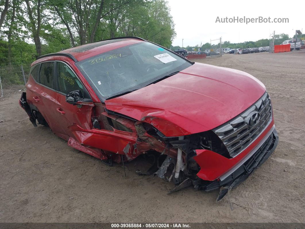 2022 Hyundai Tucson Sel Red vin: 5NMJCCAE7NH137421