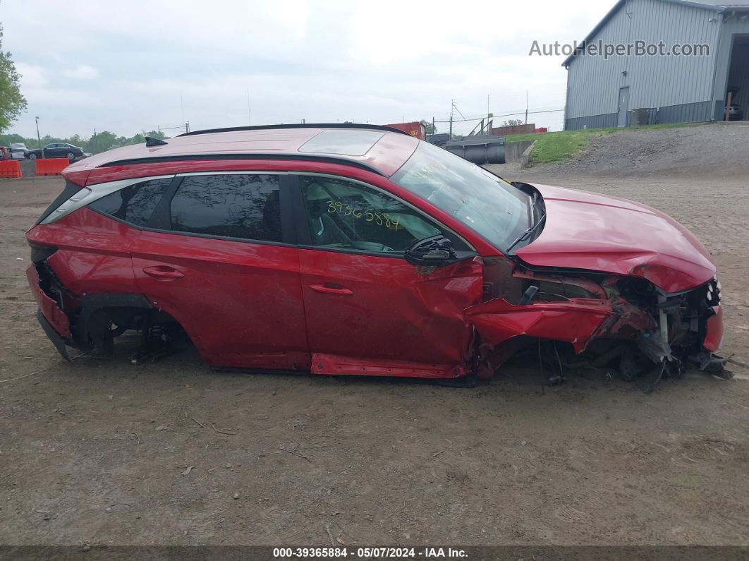 2022 Hyundai Tucson Sel Red vin: 5NMJCCAE7NH137421