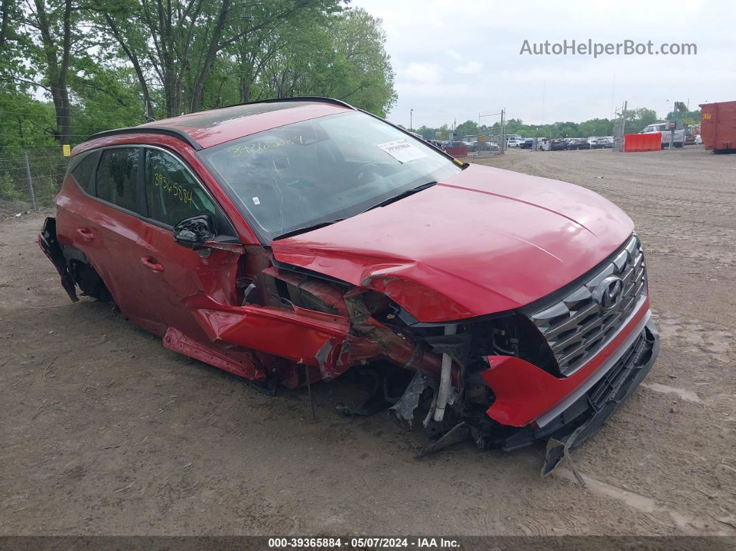 2022 Hyundai Tucson Sel Red vin: 5NMJCCAE7NH137421