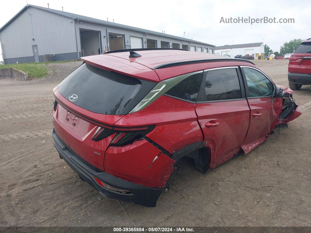 2022 Hyundai Tucson Sel Red vin: 5NMJCCAE7NH137421