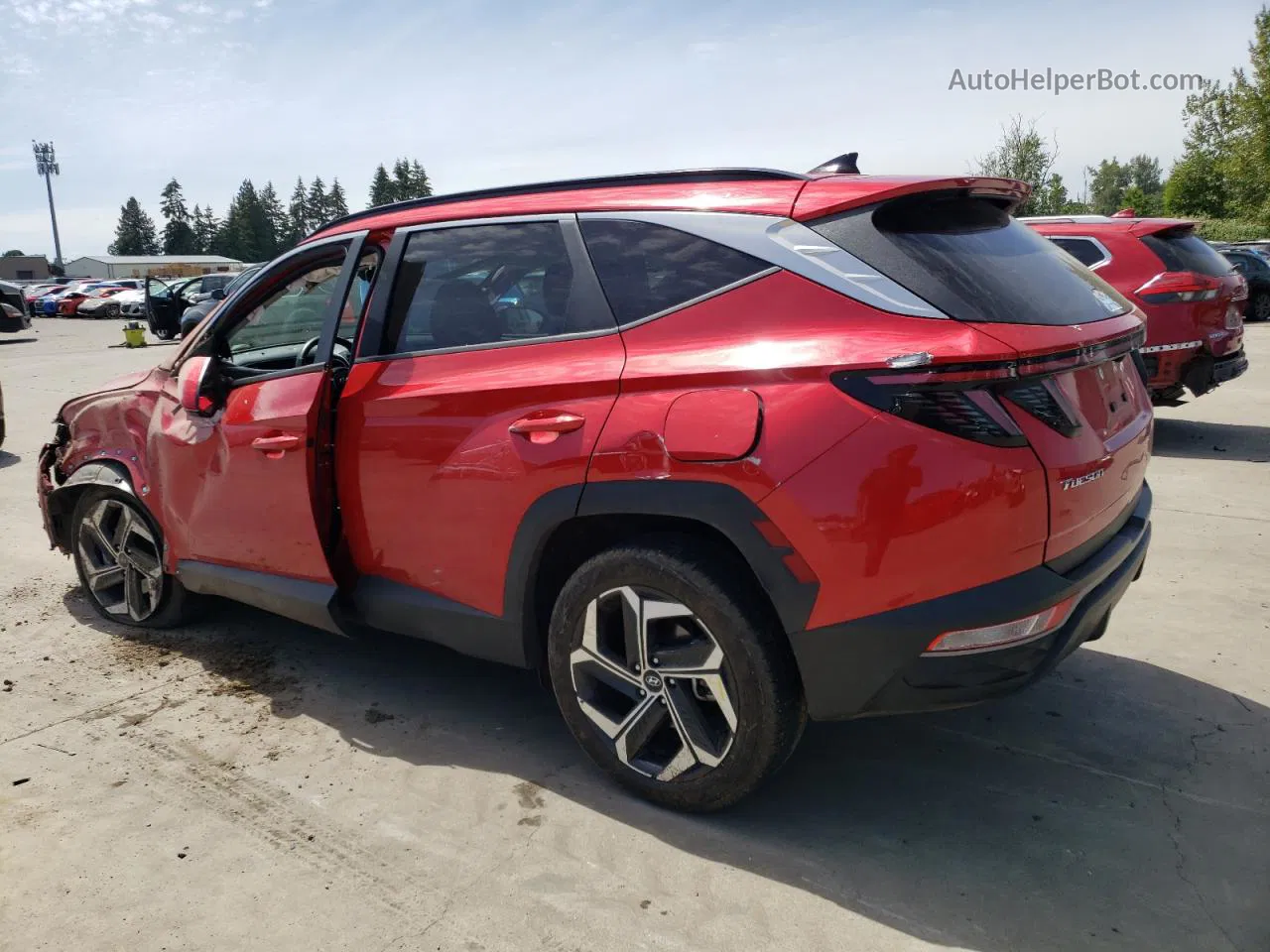 2022 Hyundai Tucson Sel Red vin: 5NMJCCAE9NH046702