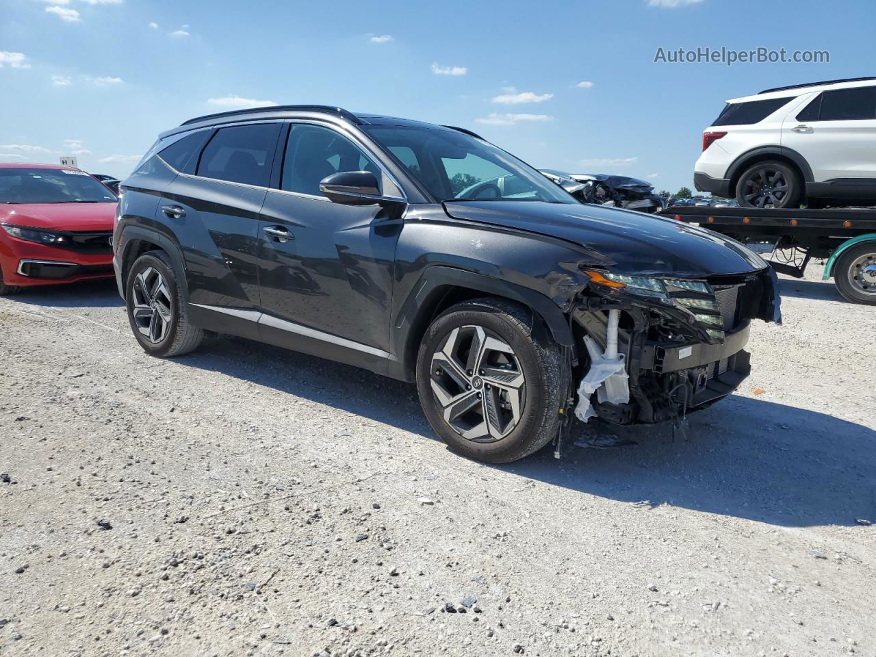 2022 Hyundai Tucson Limited Charcoal vin: 5NMJE3AE3NH024771