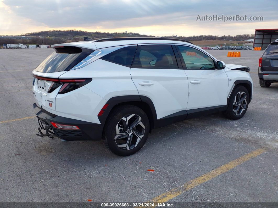 2022 Hyundai Tucson Limited White vin: 5NMJE3AE4NH049825