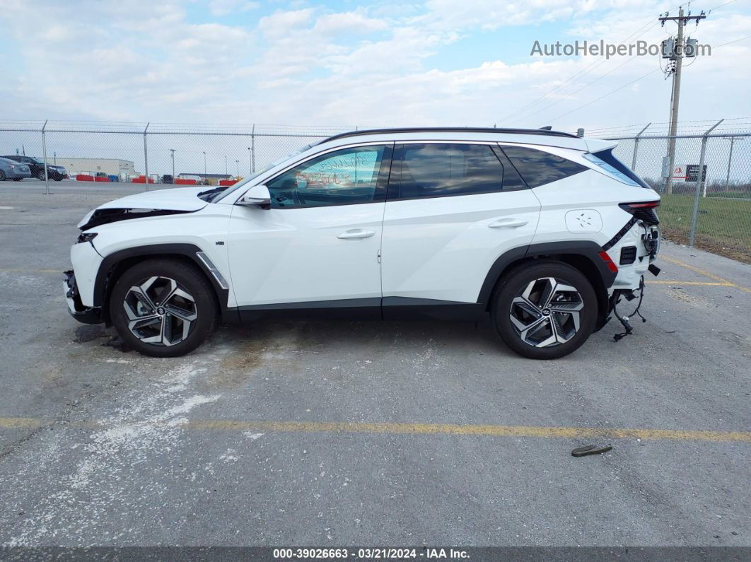 2022 Hyundai Tucson Limited White vin: 5NMJE3AE4NH049825