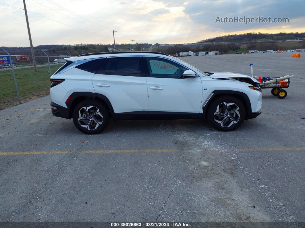 2022 Hyundai Tucson Limited White vin: 5NMJE3AE4NH049825