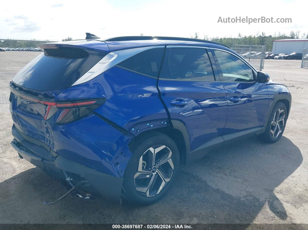 2022 Hyundai Tucson Limited Blue vin: 5NMJE3AE5NH069632