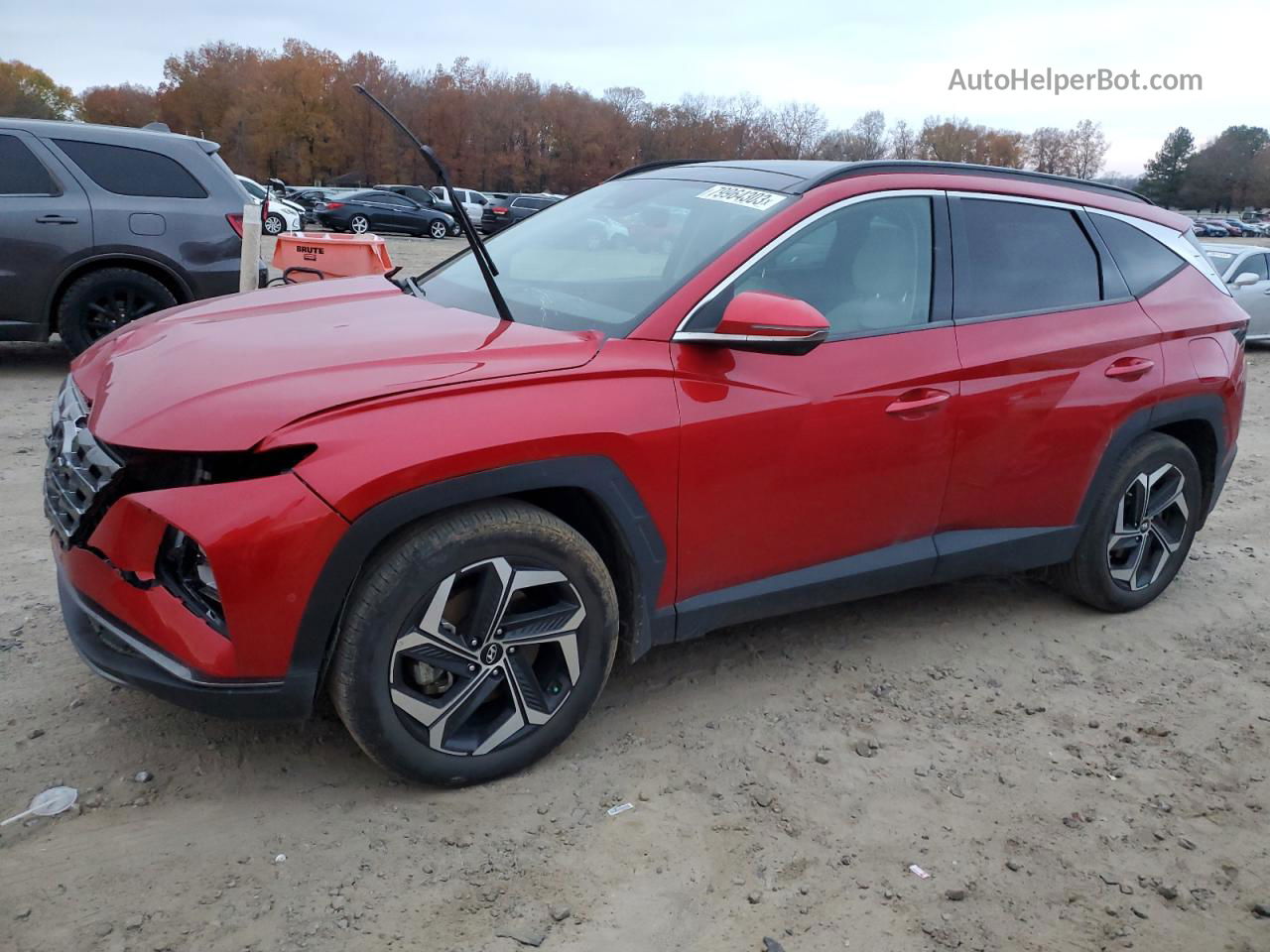 2022 Hyundai Tucson Limited Burgundy vin: 5NMJE3AE5NH095101