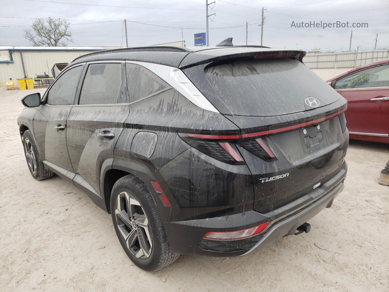 2022 Hyundai Tucson Limited Черный vin: 5NMJE3AE5NH104606