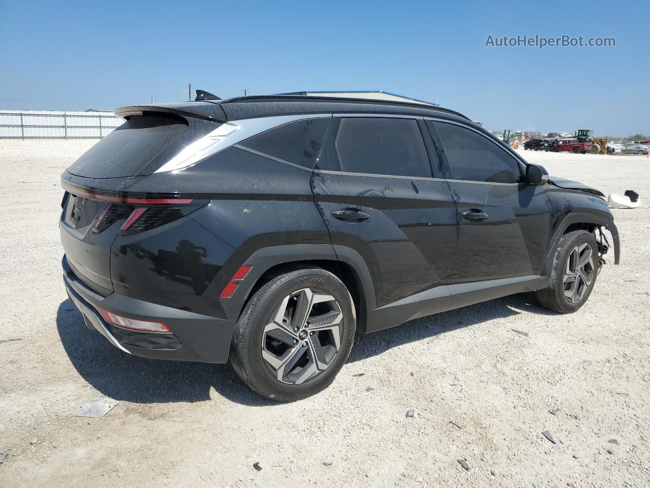 2022 Hyundai Tucson Limited Черный vin: 5NMJE3AEXNH041941