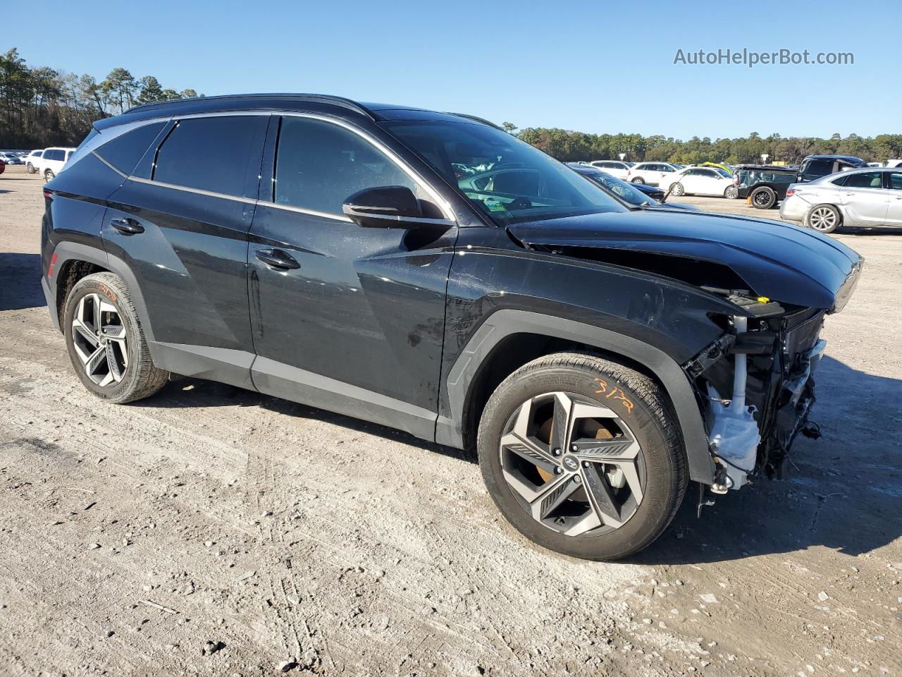 2022 Hyundai Tucson Limited Черный vin: 5NMJE3AEXNH043818