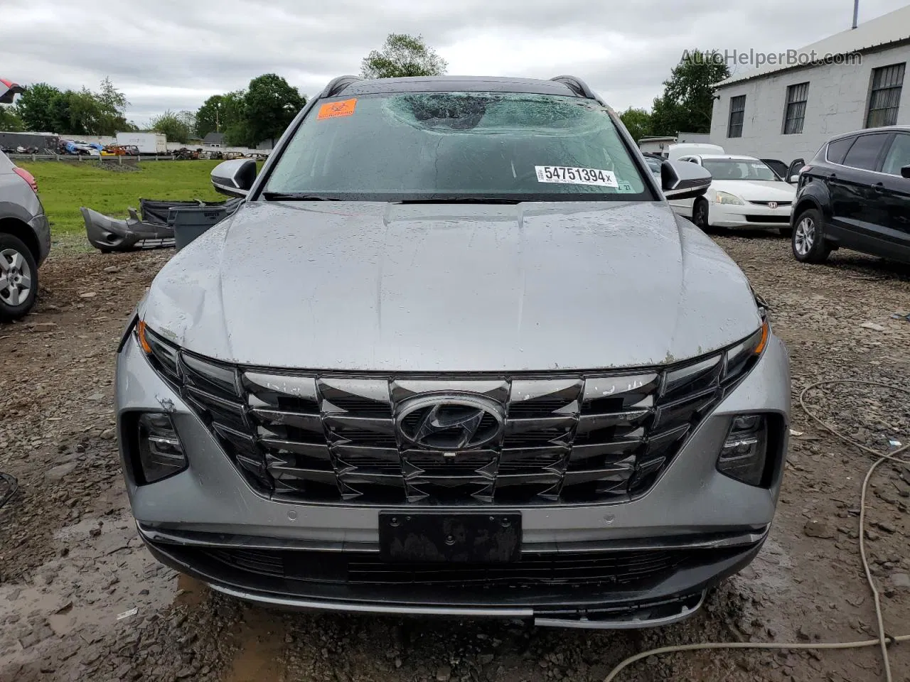 2022 Hyundai Tucson Limited Silver vin: 5NMJECAE0NH066895