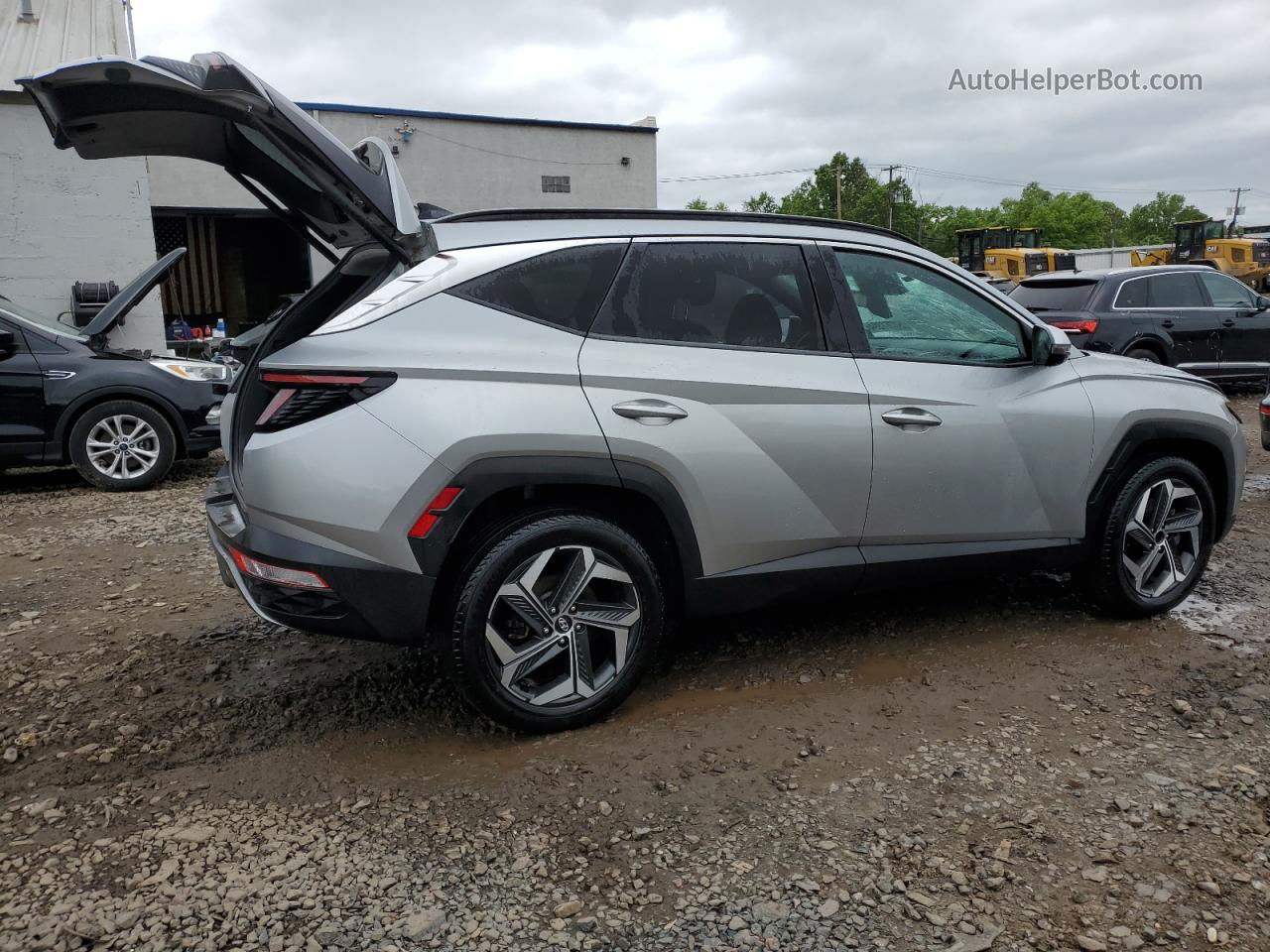 2022 Hyundai Tucson Limited Серебряный vin: 5NMJECAE0NH066895