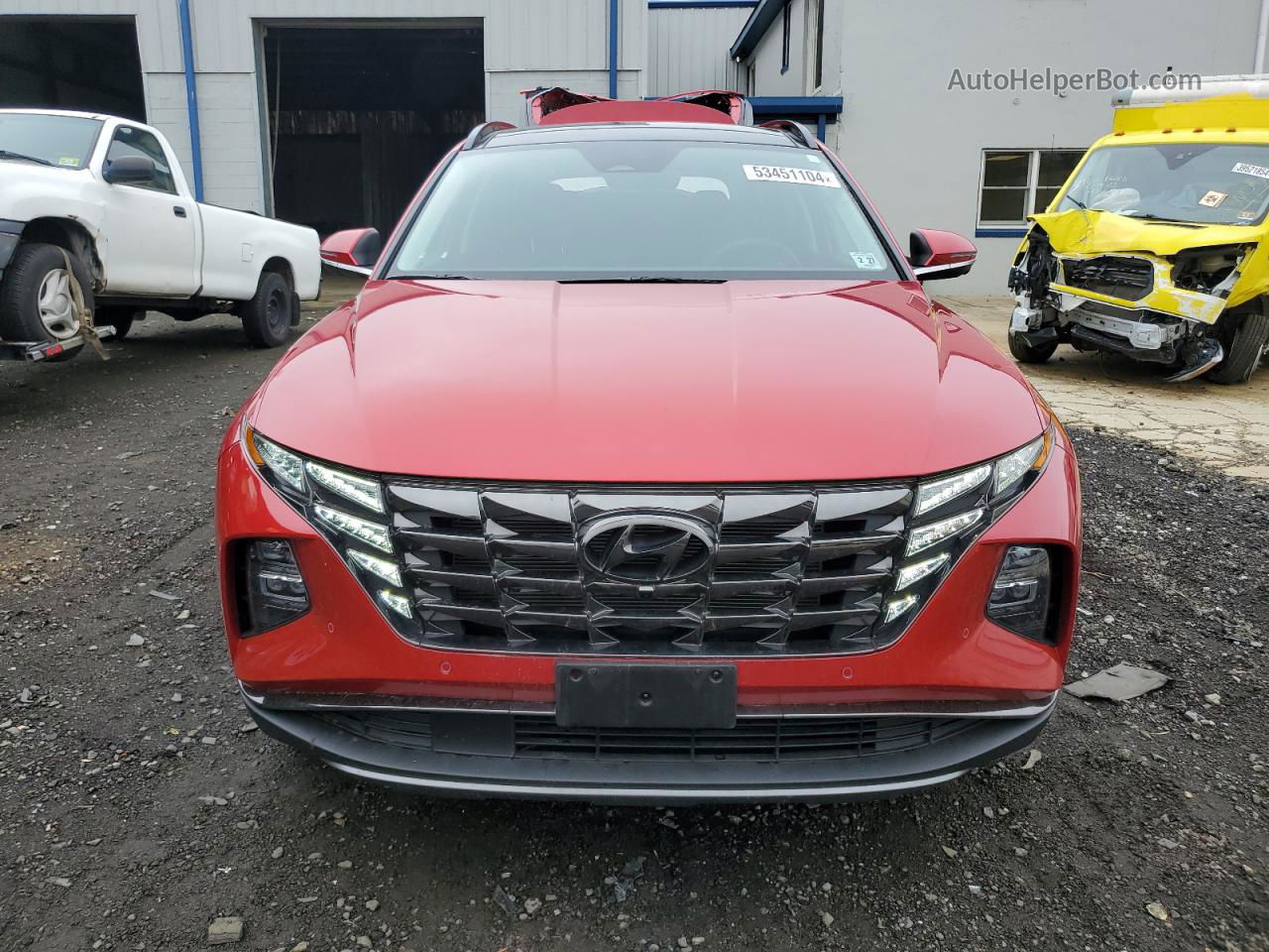 2022 Hyundai Tucson Limited Red vin: 5NMJECAE0NH083826