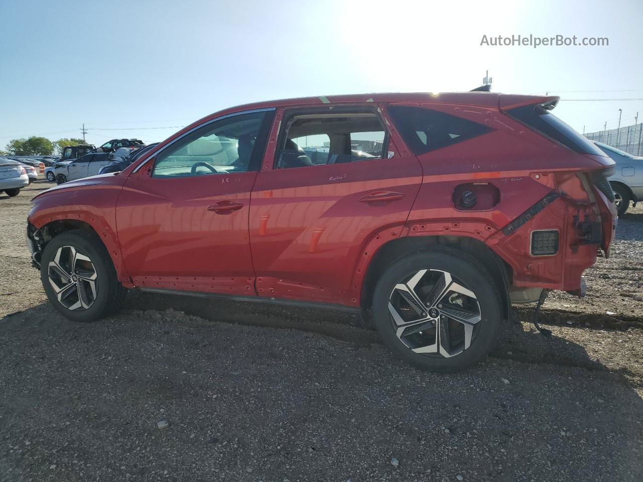 2022 Hyundai Tucson Limited Red vin: 5NMJECAE1NH051175