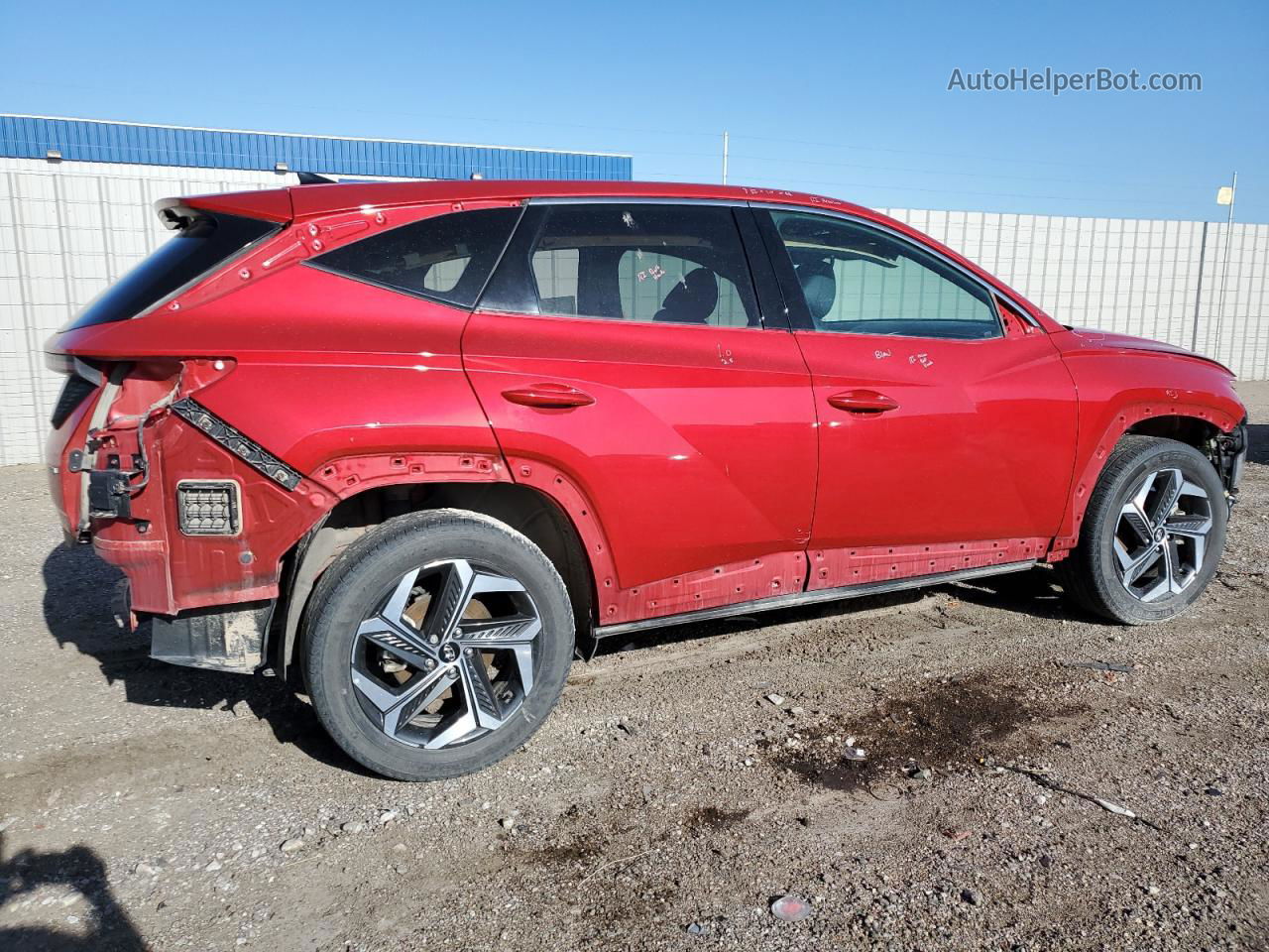 2022 Hyundai Tucson Limited Red vin: 5NMJECAE1NH051175