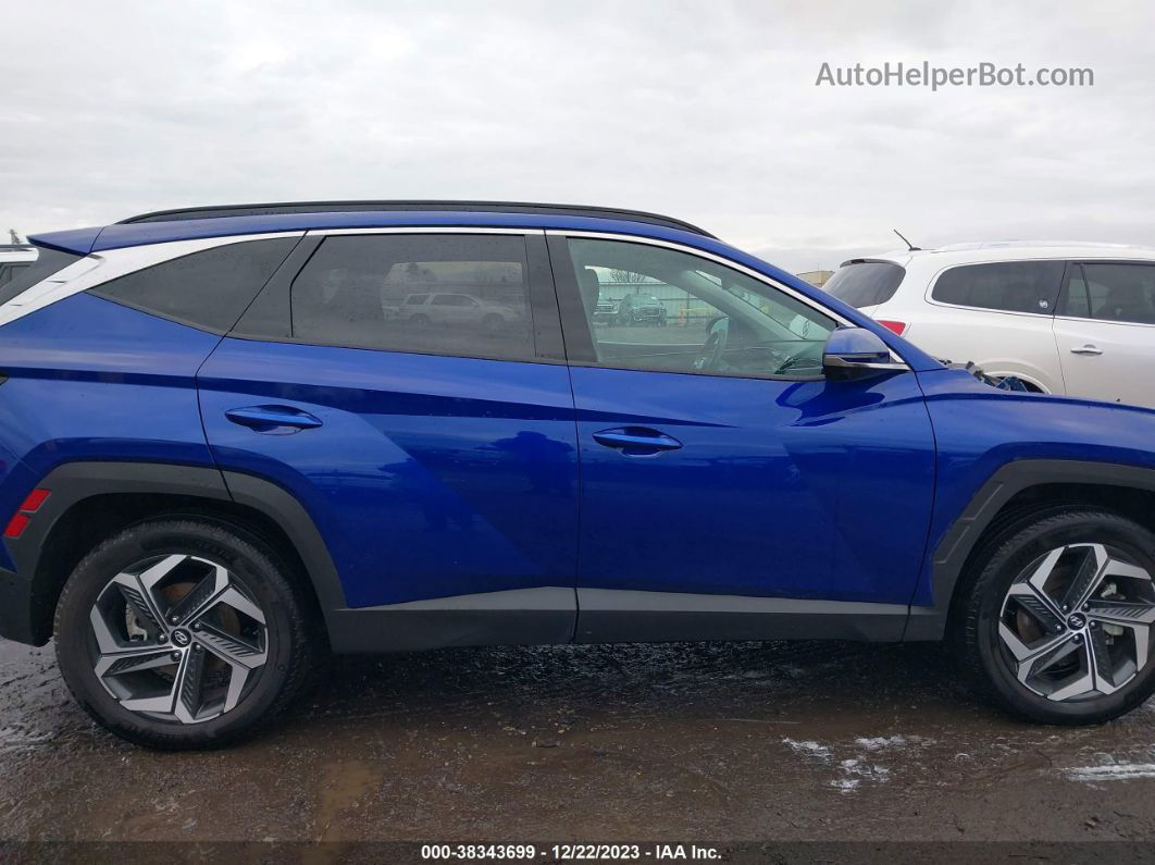 2022 Hyundai Tucson Limited Blue vin: 5NMJECAE2NH102120