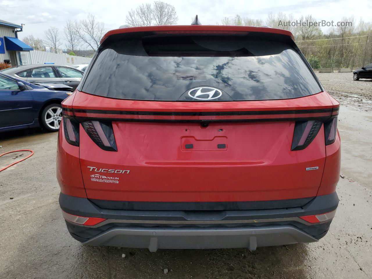 2022 Hyundai Tucson Limited Red vin: 5NMJECAE2NH110217