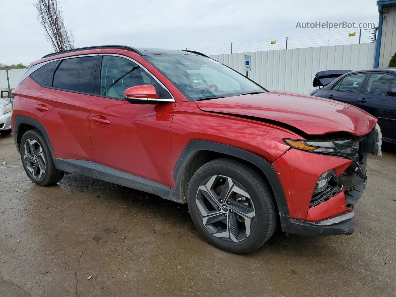 2022 Hyundai Tucson Limited Red vin: 5NMJECAE2NH110217