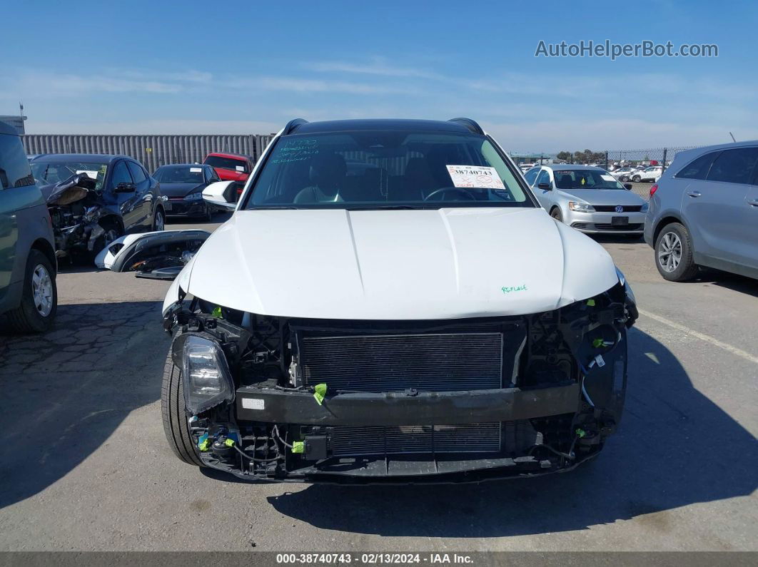 2022 Hyundai Tucson Limited White vin: 5NMJECAE3NH154534