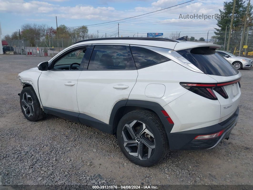 2022 Hyundai Tucson Limited White vin: 5NMJECAE4NH064938