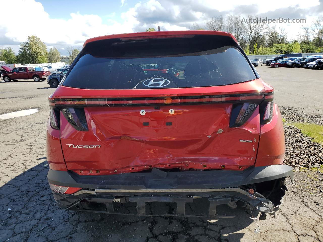 2022 Hyundai Tucson Limited Red vin: 5NMJECAE4NH066821