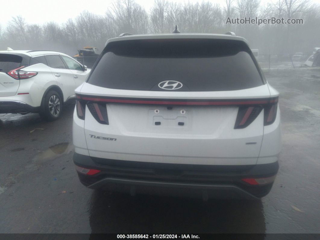 2022 Hyundai Tucson Limited White vin: 5NMJECAE4NH072277