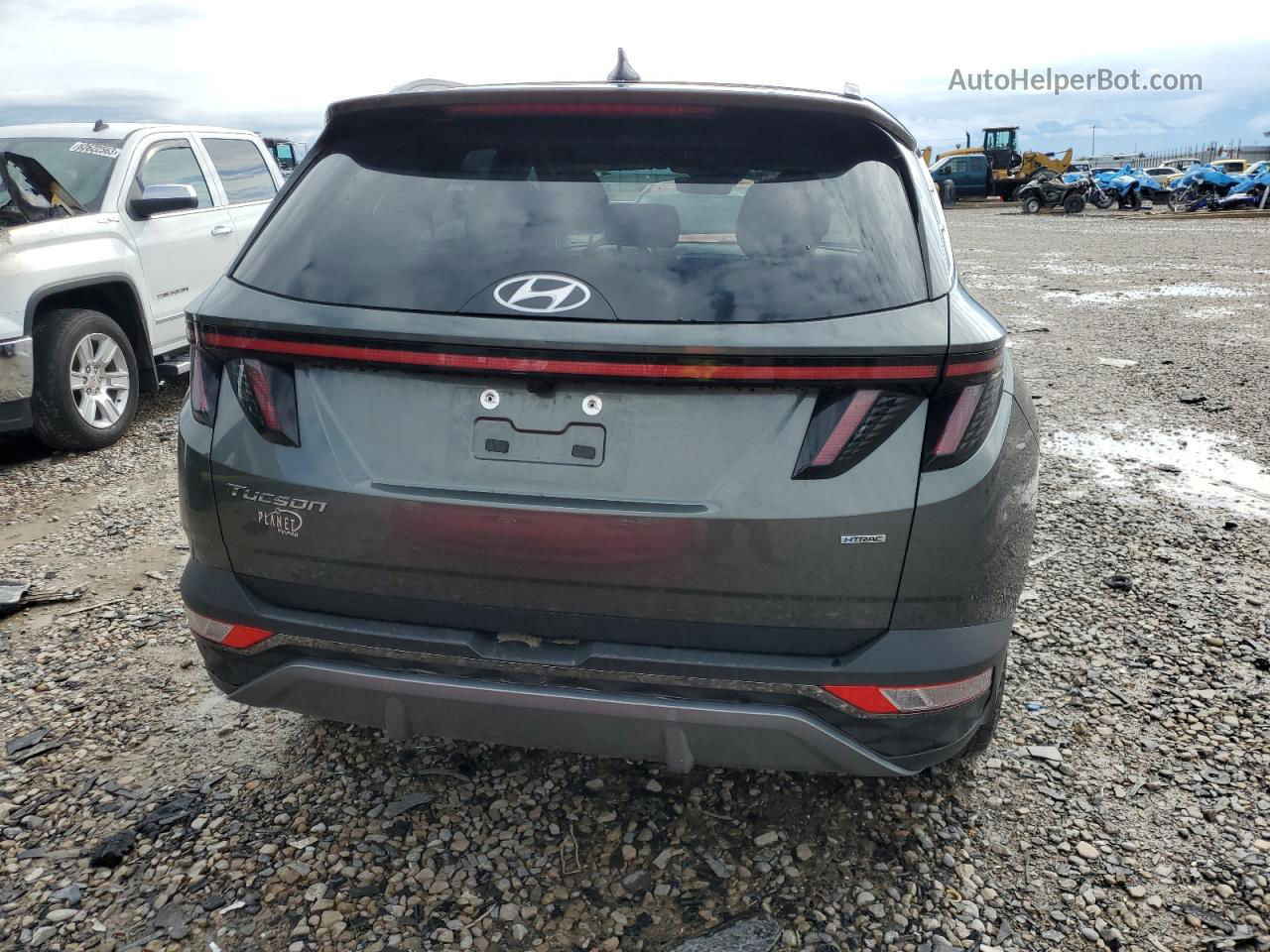 2022 Hyundai Tucson Limited Gray vin: 5NMJECAE5NH051504