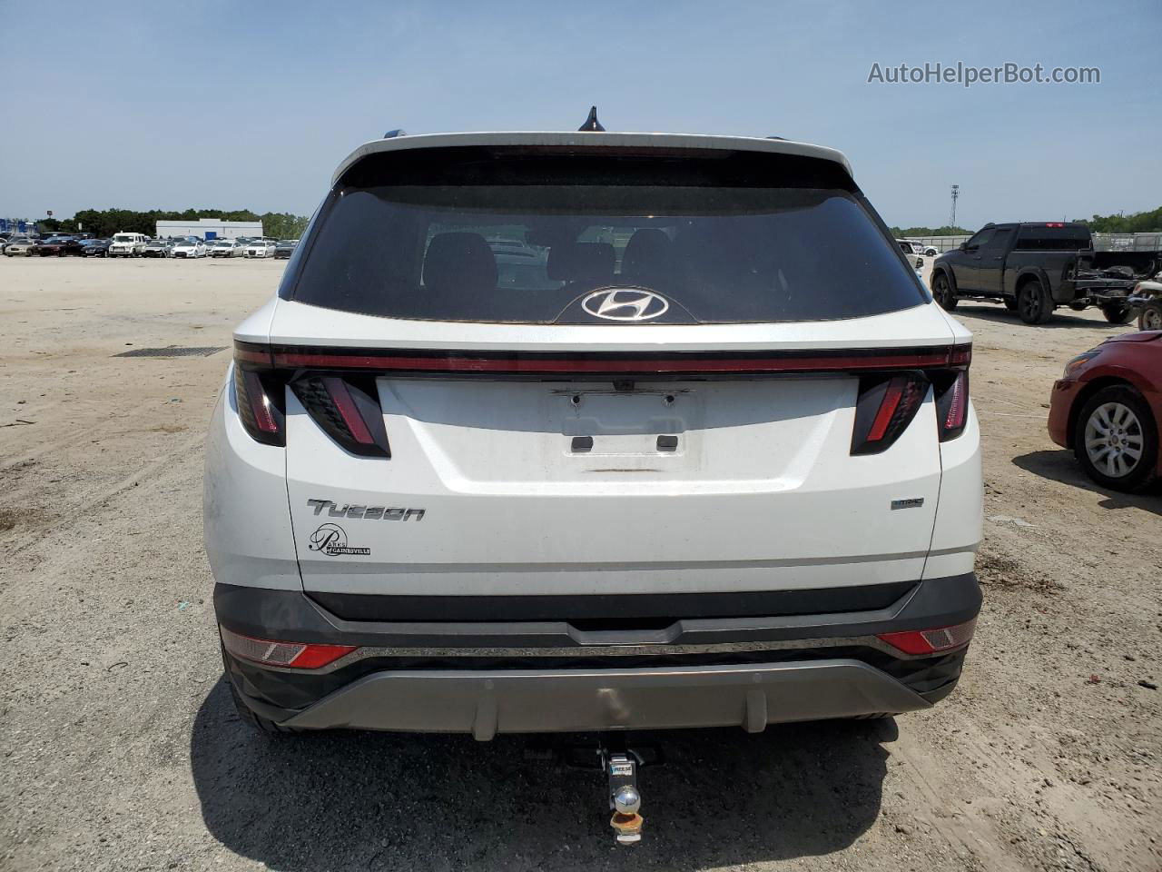 2022 Hyundai Tucson Limited White vin: 5NMJECAE5NH148945