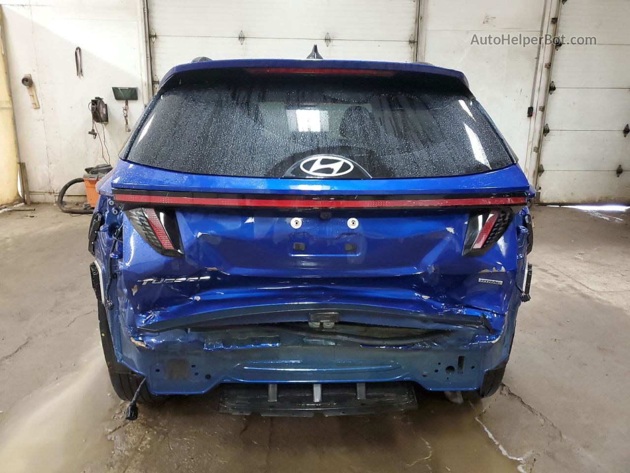 2022 Hyundai Tucson Limited Blue vin: 5NMJECAE6NH052869