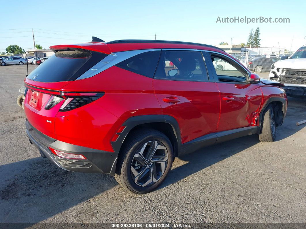 2022 Hyundai Tucson Limited Red vin: 5NMJECAE6NH072314