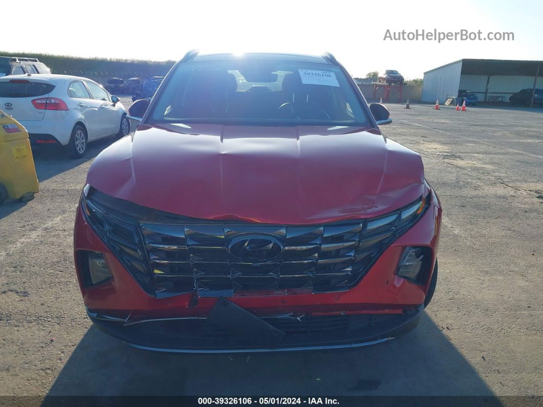 2022 Hyundai Tucson Limited Красный vin: 5NMJECAE6NH072314