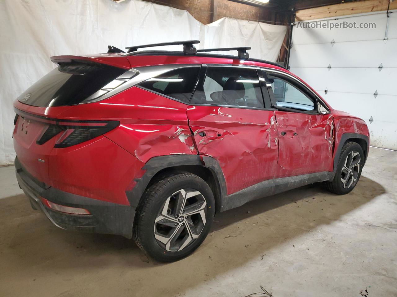 2022 Hyundai Tucson Limited Red vin: 5NMJECAE6NH142393