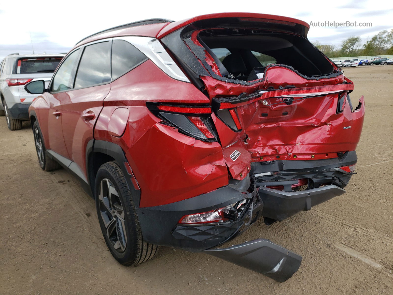 2022 Hyundai Tucson Limited Red vin: 5NMJECAE7NH014258