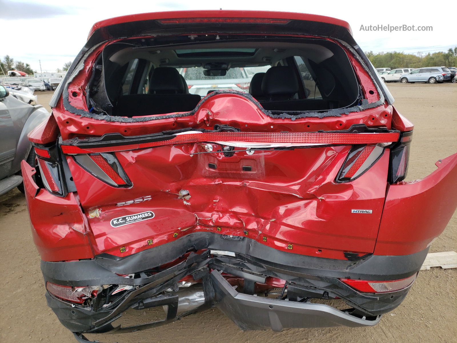 2022 Hyundai Tucson Limited Red vin: 5NMJECAE7NH014258