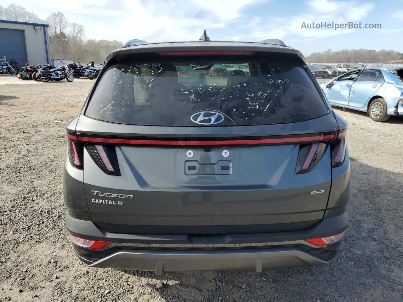 2022 Hyundai Tucson Limited Gray vin: 5NMJECAE7NH058244