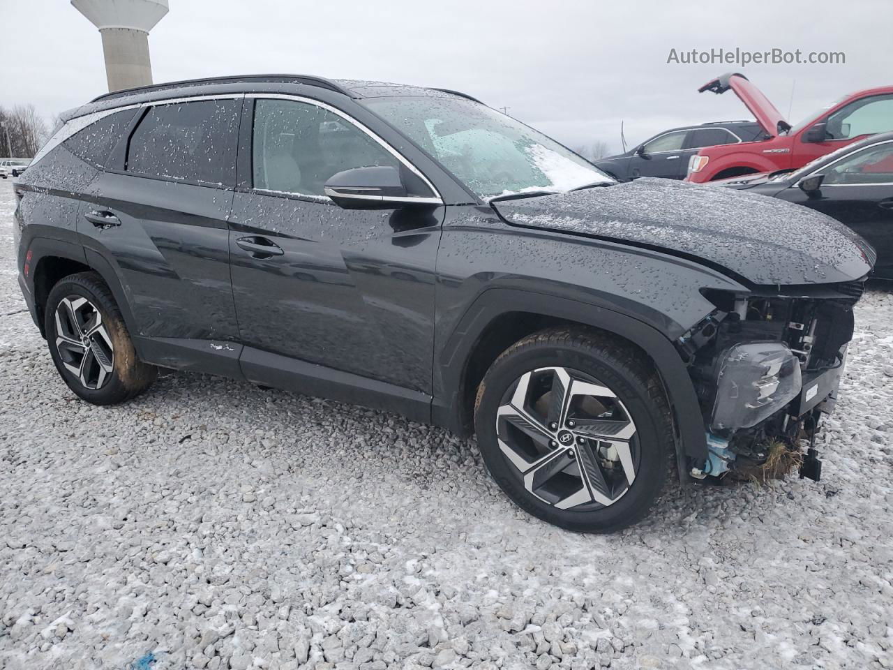 2022 Hyundai Tucson Limited Charcoal vin: 5NMJECAE7NH135534