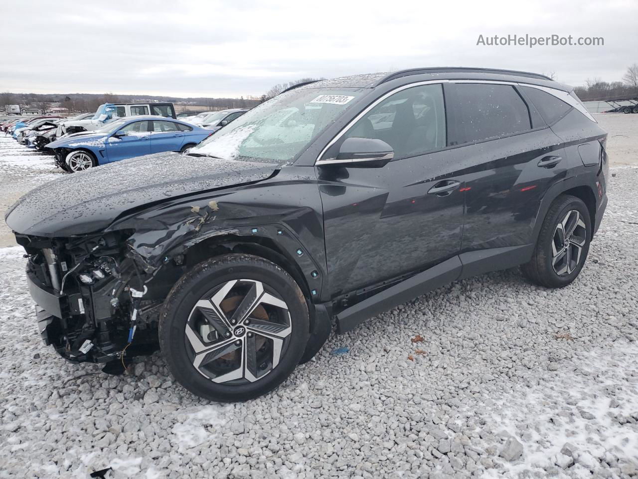 2022 Hyundai Tucson Limited Charcoal vin: 5NMJECAE7NH135534