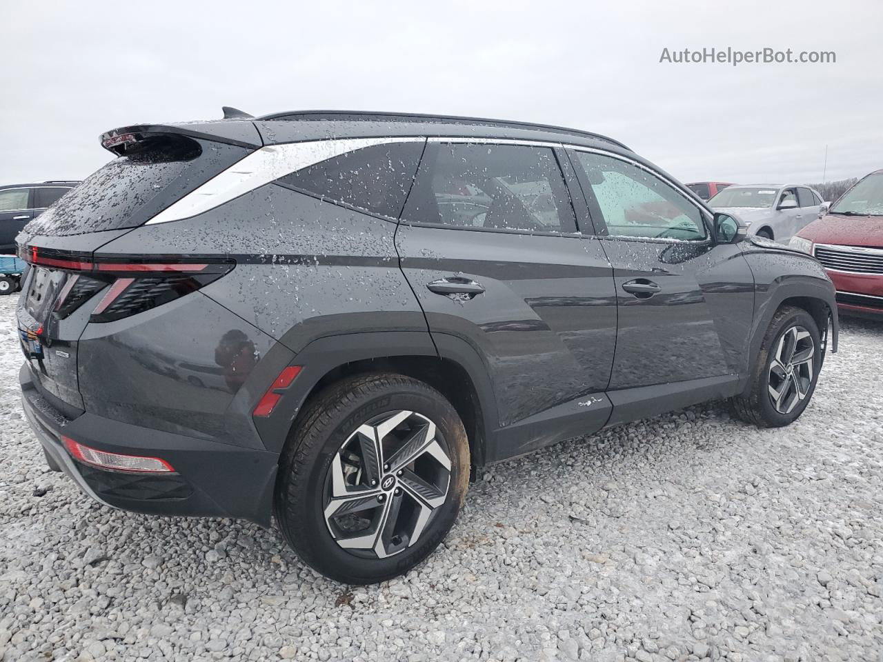 2022 Hyundai Tucson Limited Charcoal vin: 5NMJECAE7NH135534