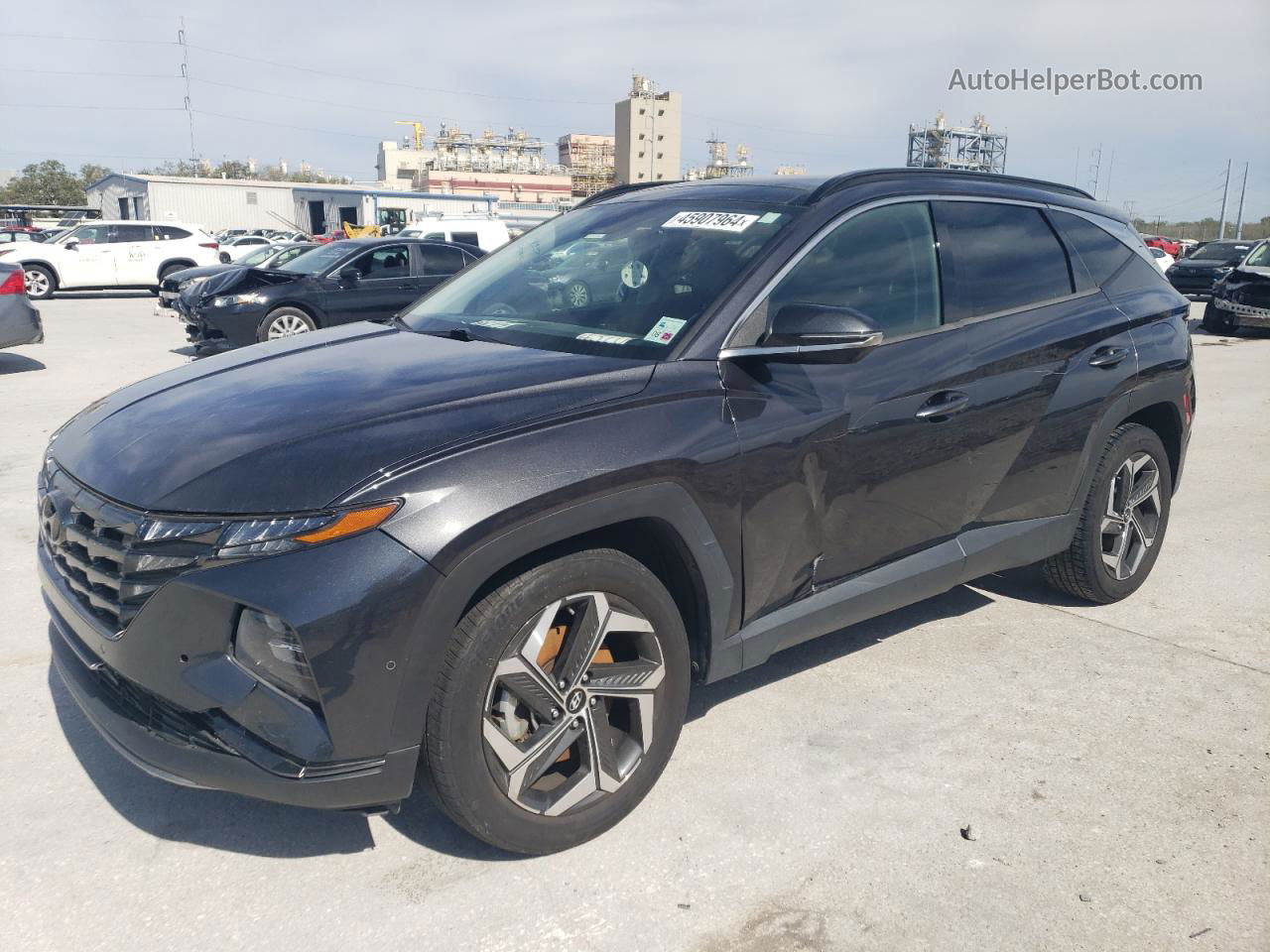 2022 Hyundai Tucson Limited Серый vin: 5NMJECAE8NH031425