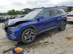 2022 Hyundai Tucson Limited Blue vin: 5NMJECAE9NH036326