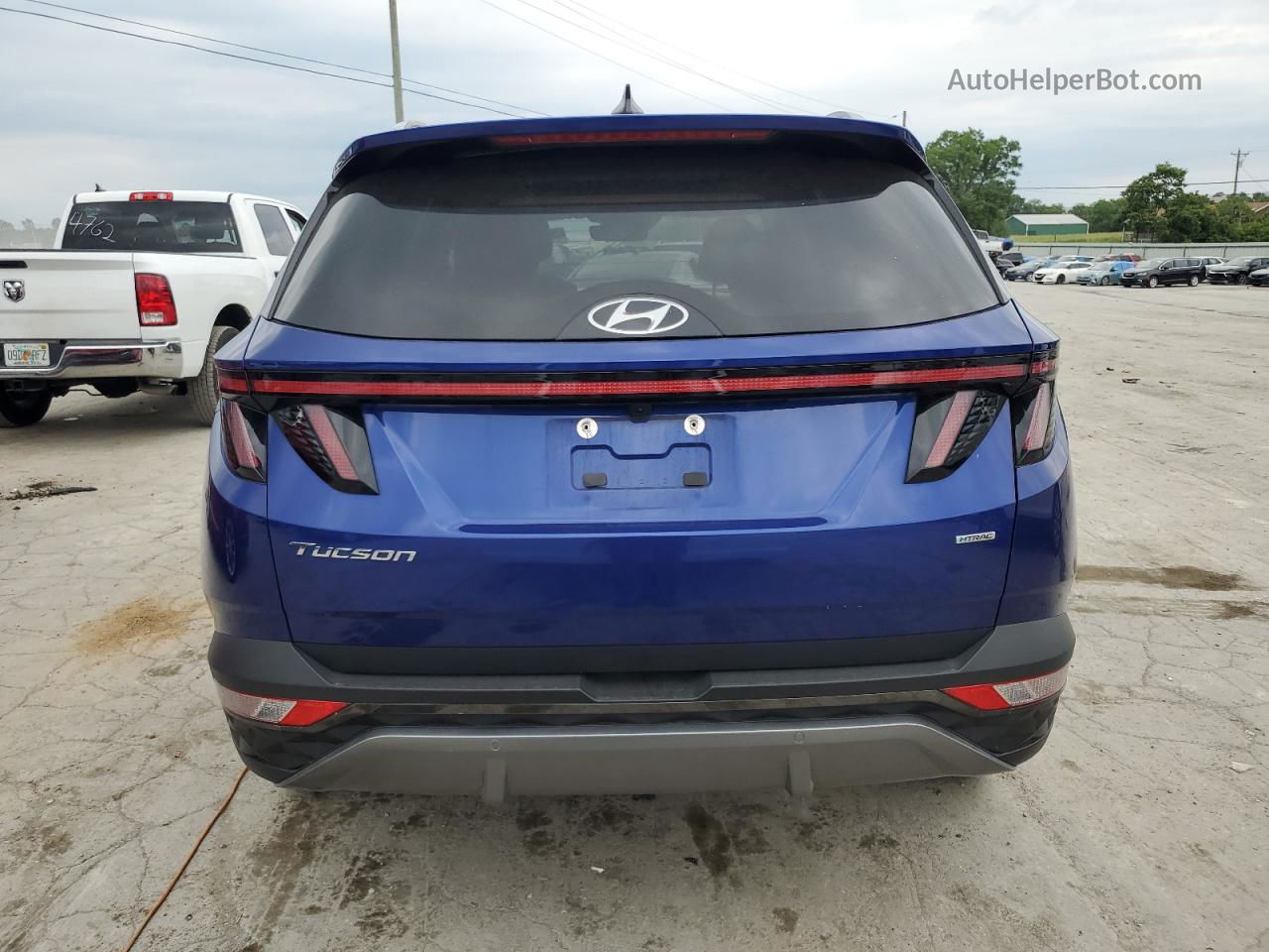 2022 Hyundai Tucson Limited Blue vin: 5NMJECAE9NH036326