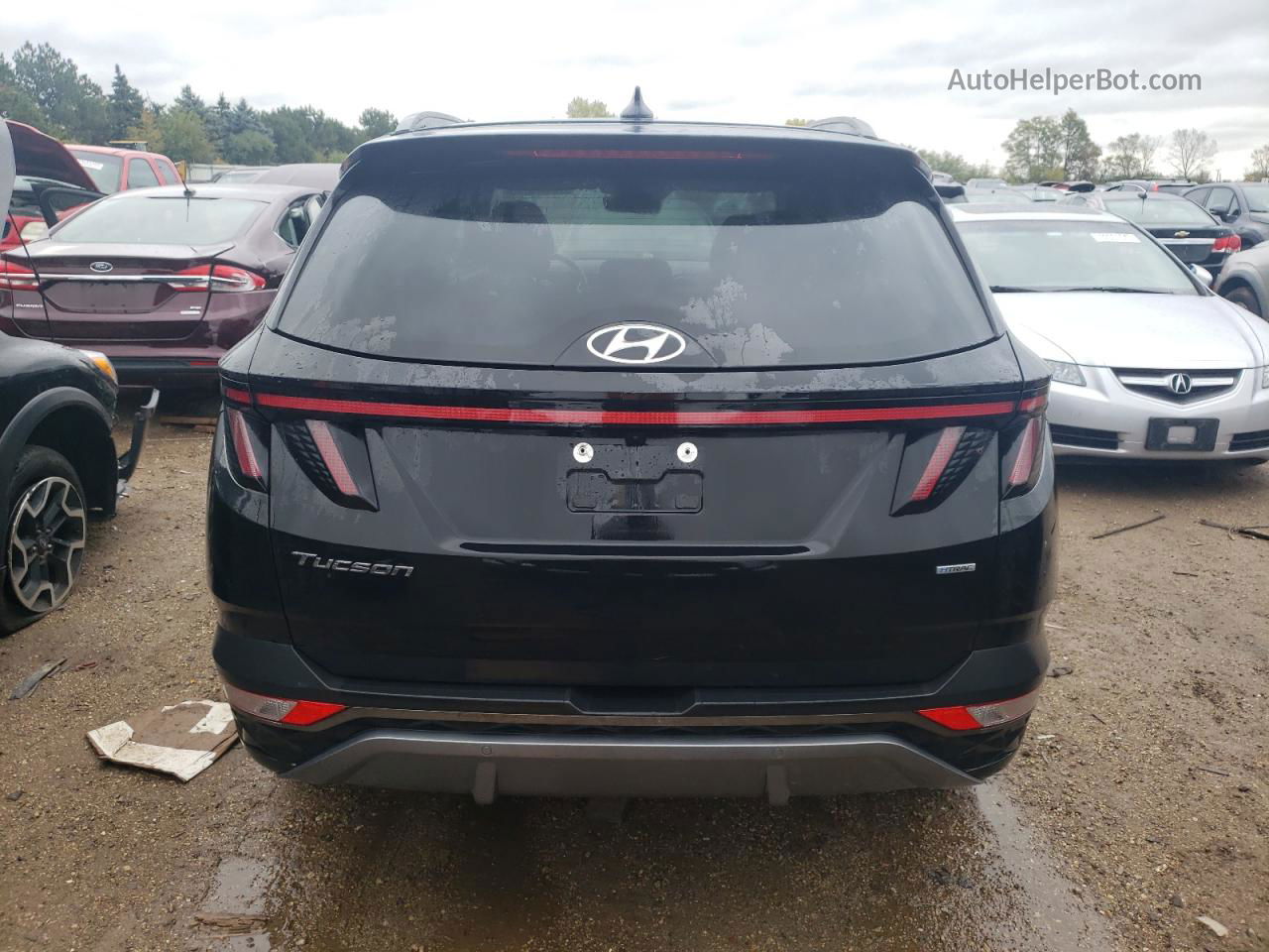 2022 Hyundai Tucson Limited Black vin: 5NMJECAE9NH085204