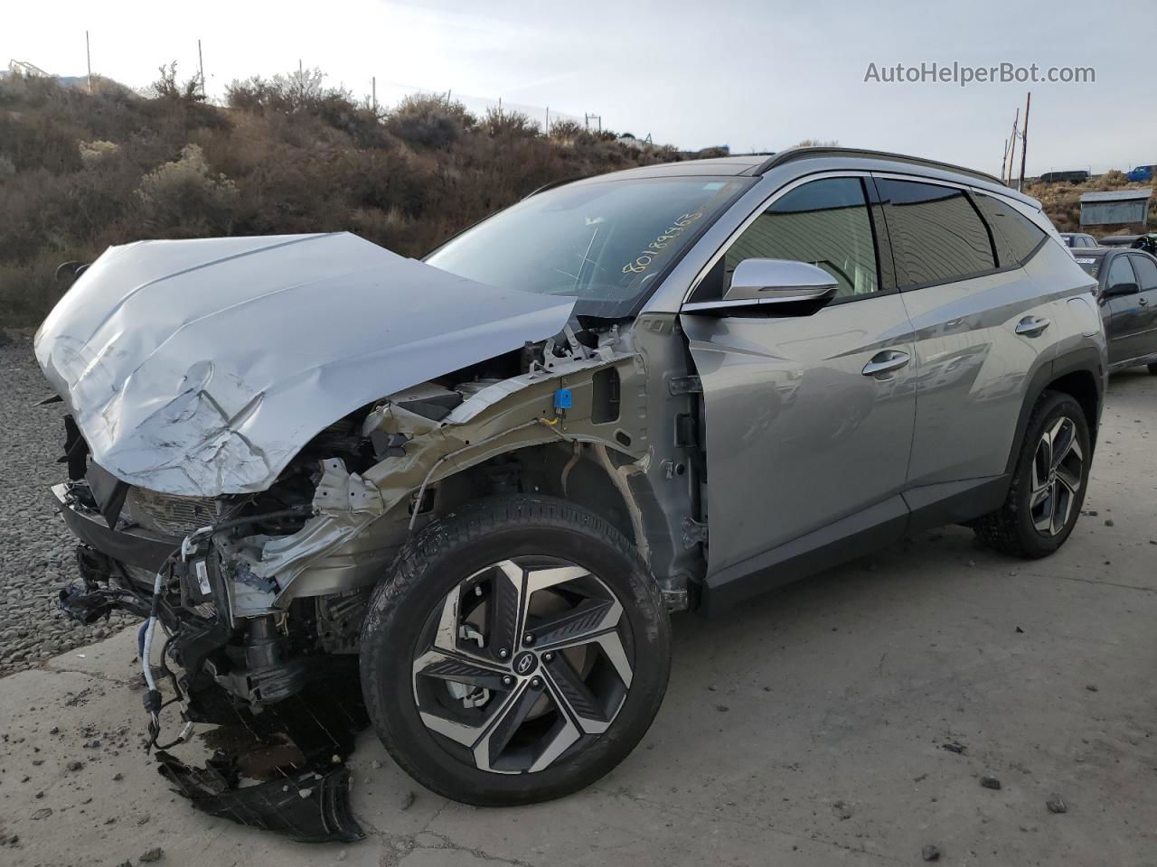 2022 Hyundai Tucson Limited Silver vin: 5NMJECAE9NH126124