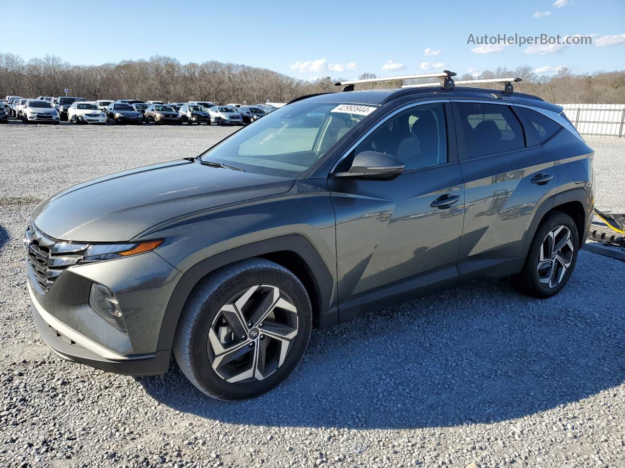 2022 Hyundai Tucson Sel Gray vin: 5NMJF3AE0NH070068