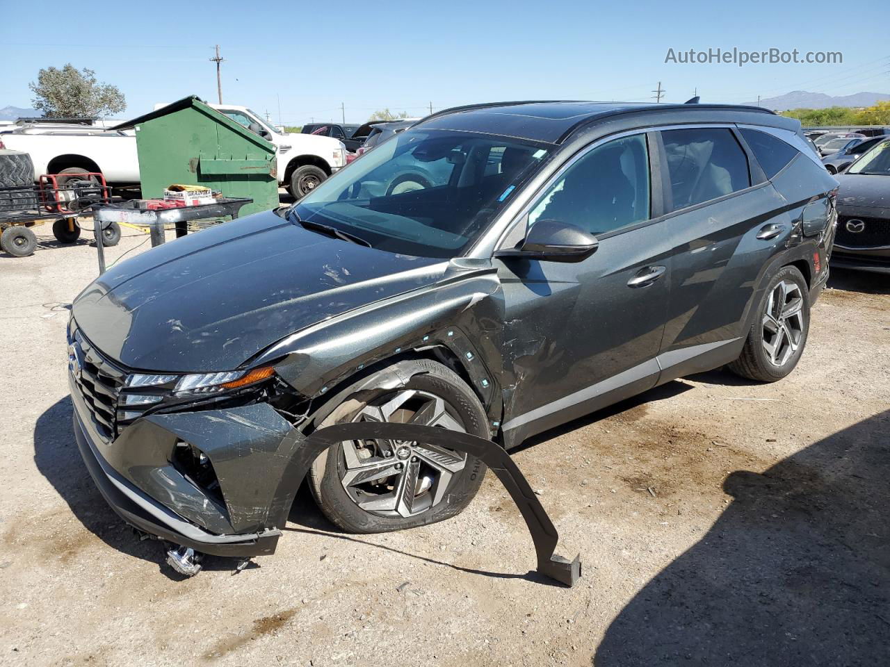 2022 Hyundai Tucson Sel Charcoal vin: 5NMJF3AE0NH117227