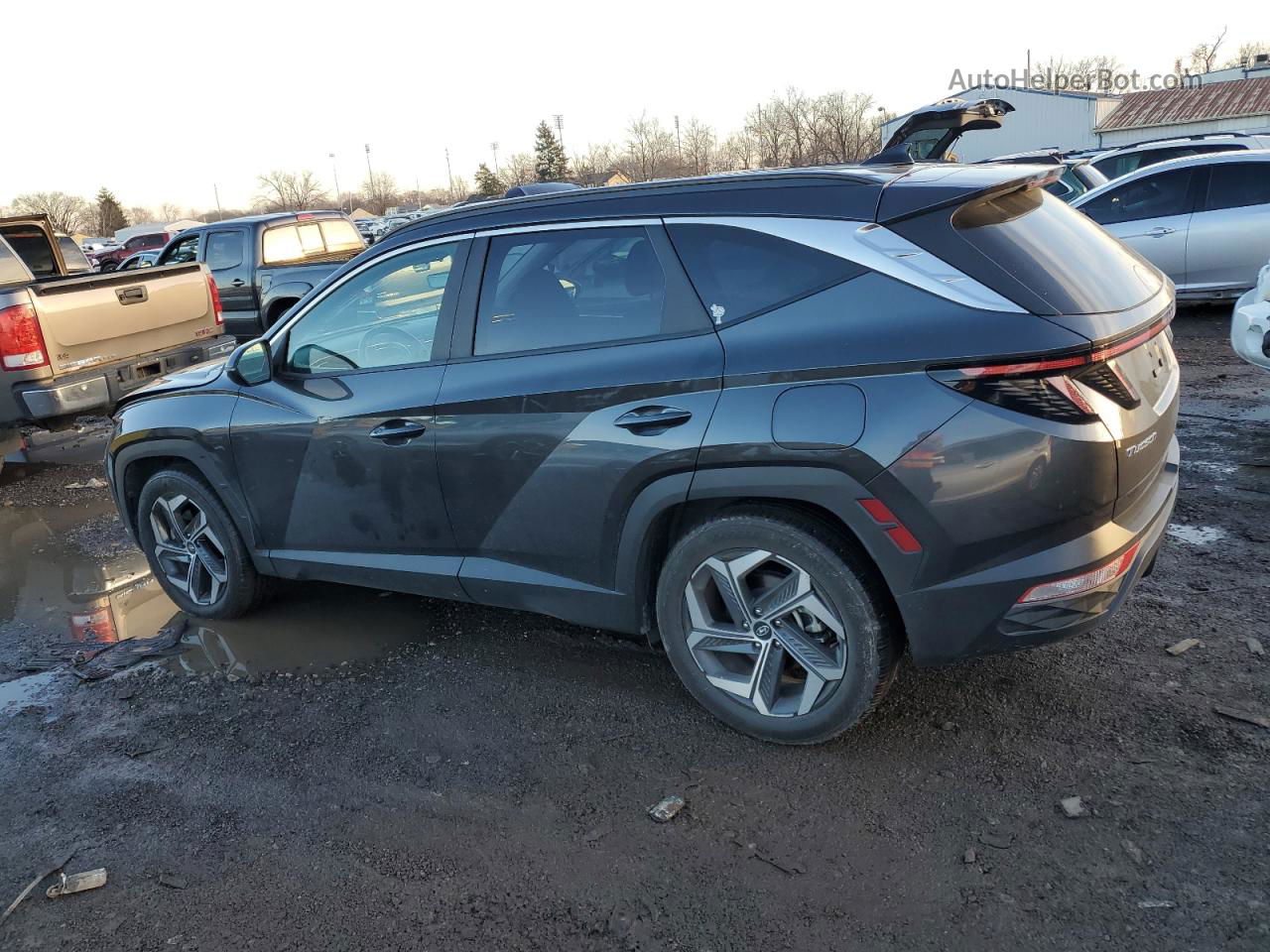 2022 Hyundai Tucson Sel Gray vin: 5NMJF3AE2NH070010